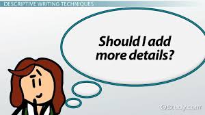DESCRIPTIVE WRITING